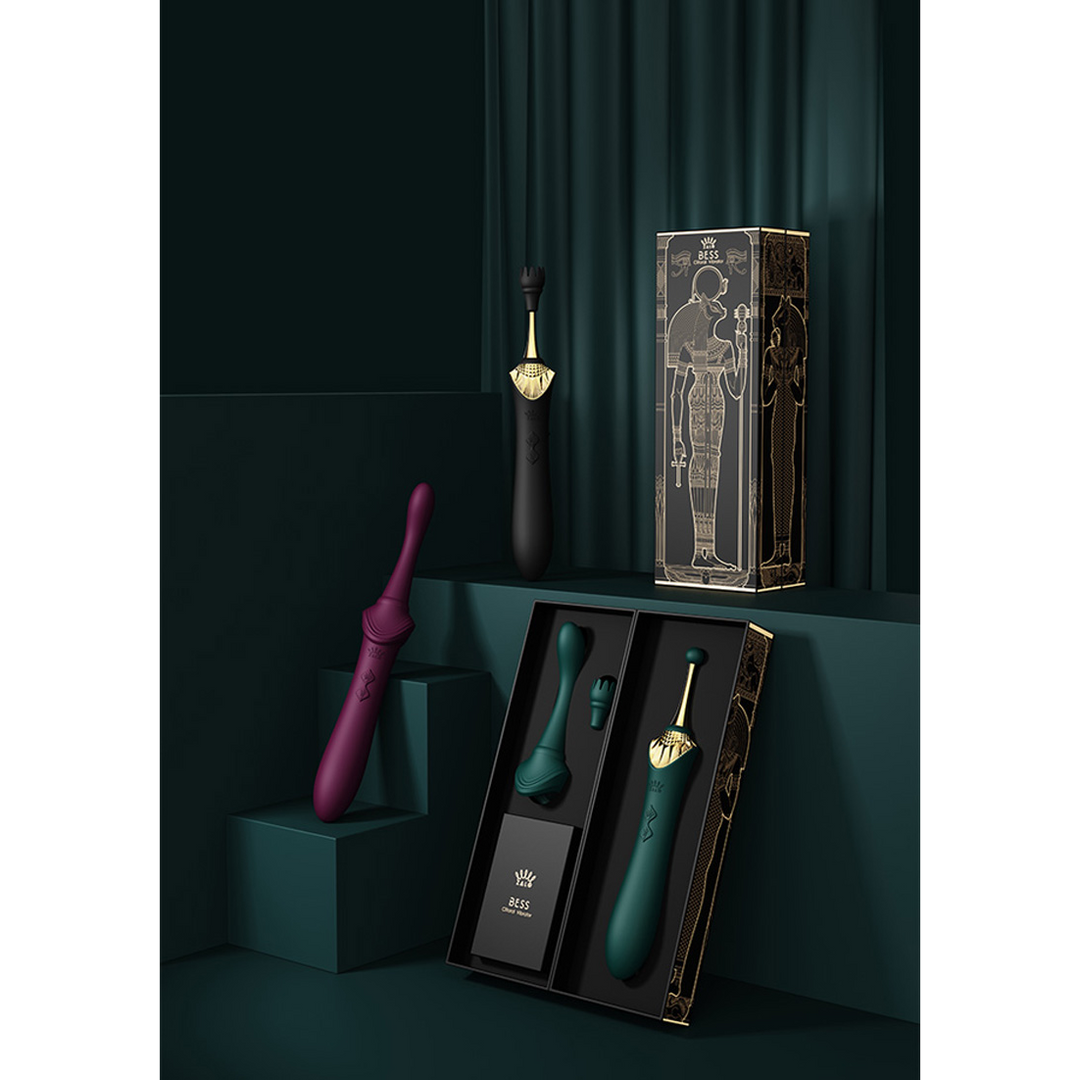 Stimolatore clitorideo Bess 21.9 cm – verde