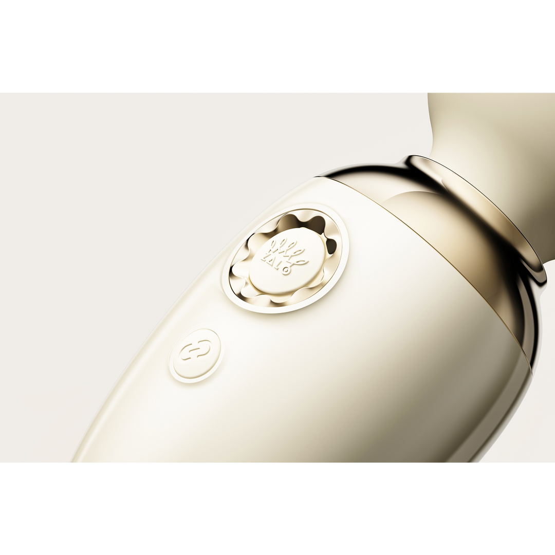 Wand massager Ava 14.8 cm – white | Zalo