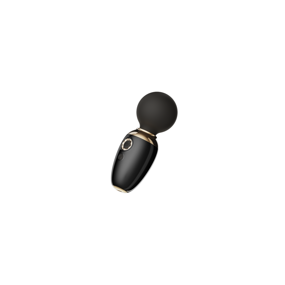 Masajeador wand Ava Obsidian 14.8 cm – negro | Zalo