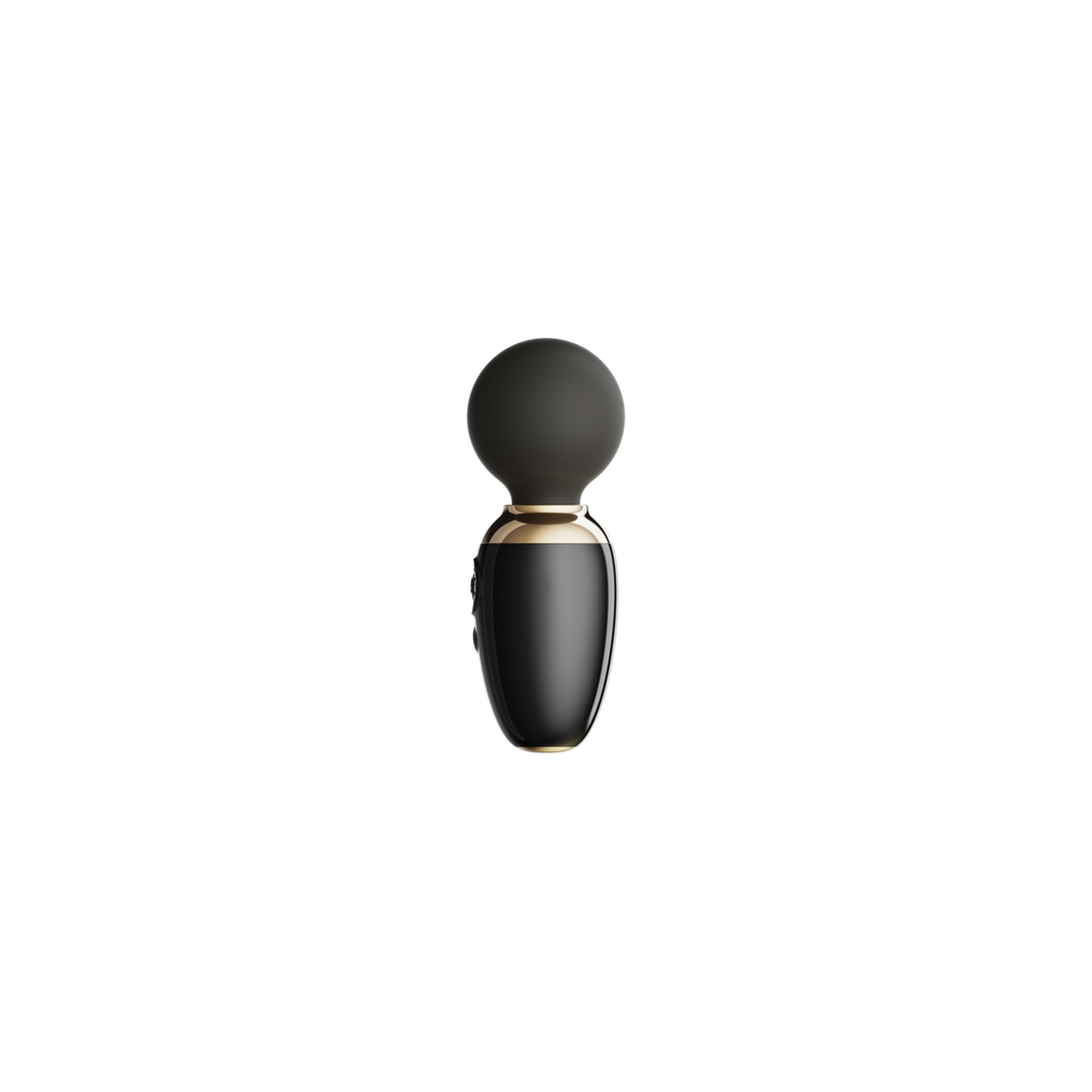 Masajeador wand Ava Obsidian 14.8 cm – negro | Zalo