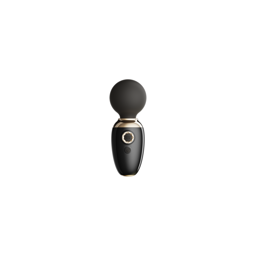 Masajeador wand Ava Obsidian 14.8 cm – negro | Zalo
