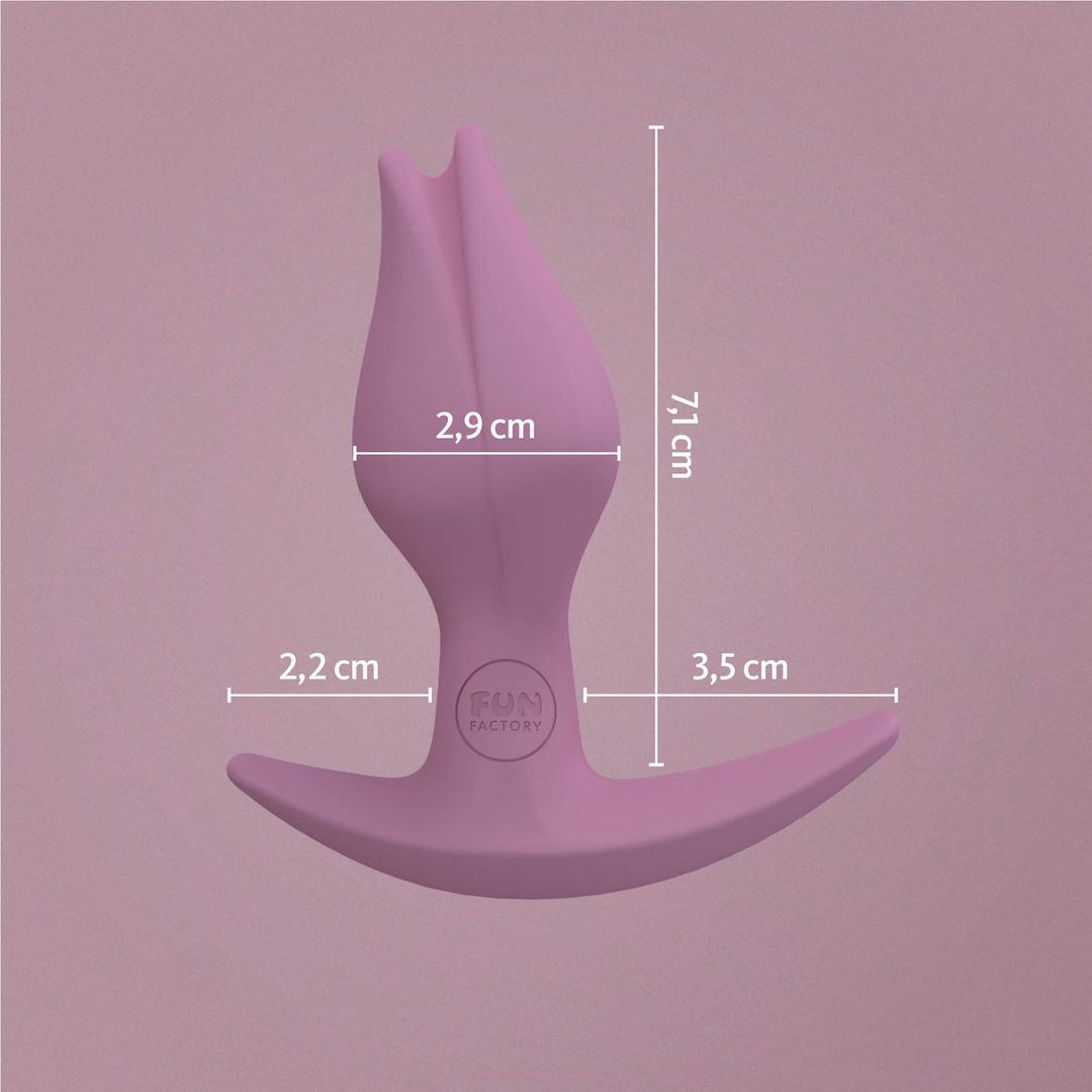 Vibratore anale Bootie Fem 8.5 cm – con gioiello, rosa | Fun Factory