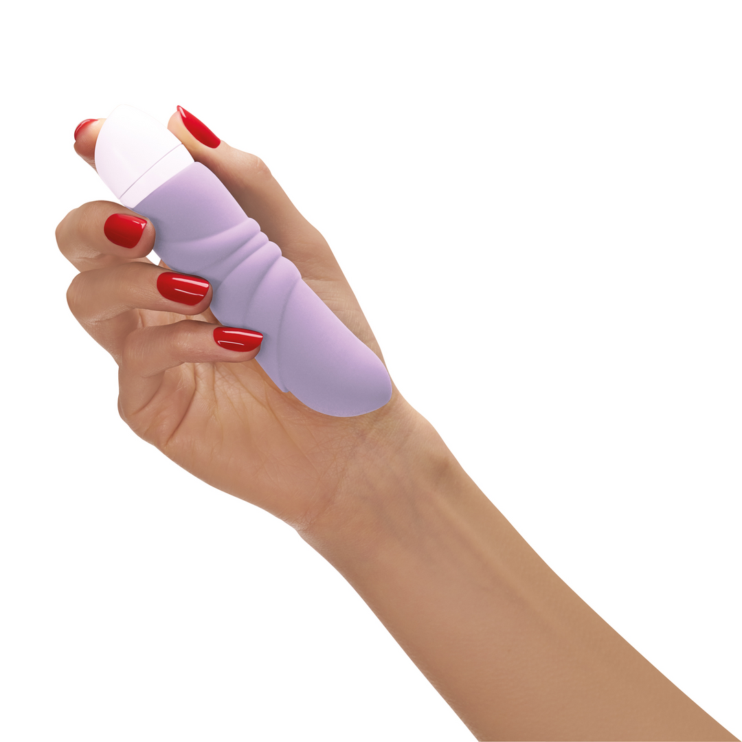 Mini vibrador Jam Pastel 12 cm – morado | Fun Factory
