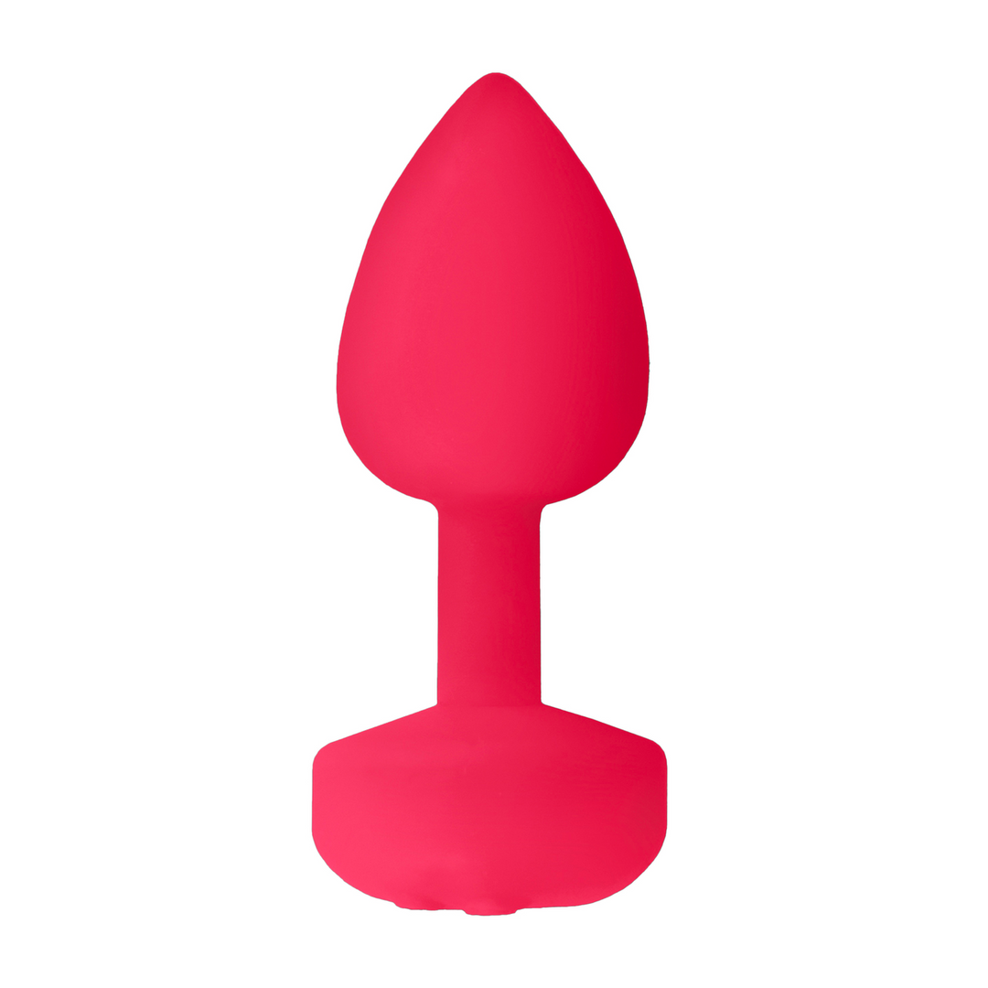 Butt plug 8 cm – jewelled, pink | G-Vibe