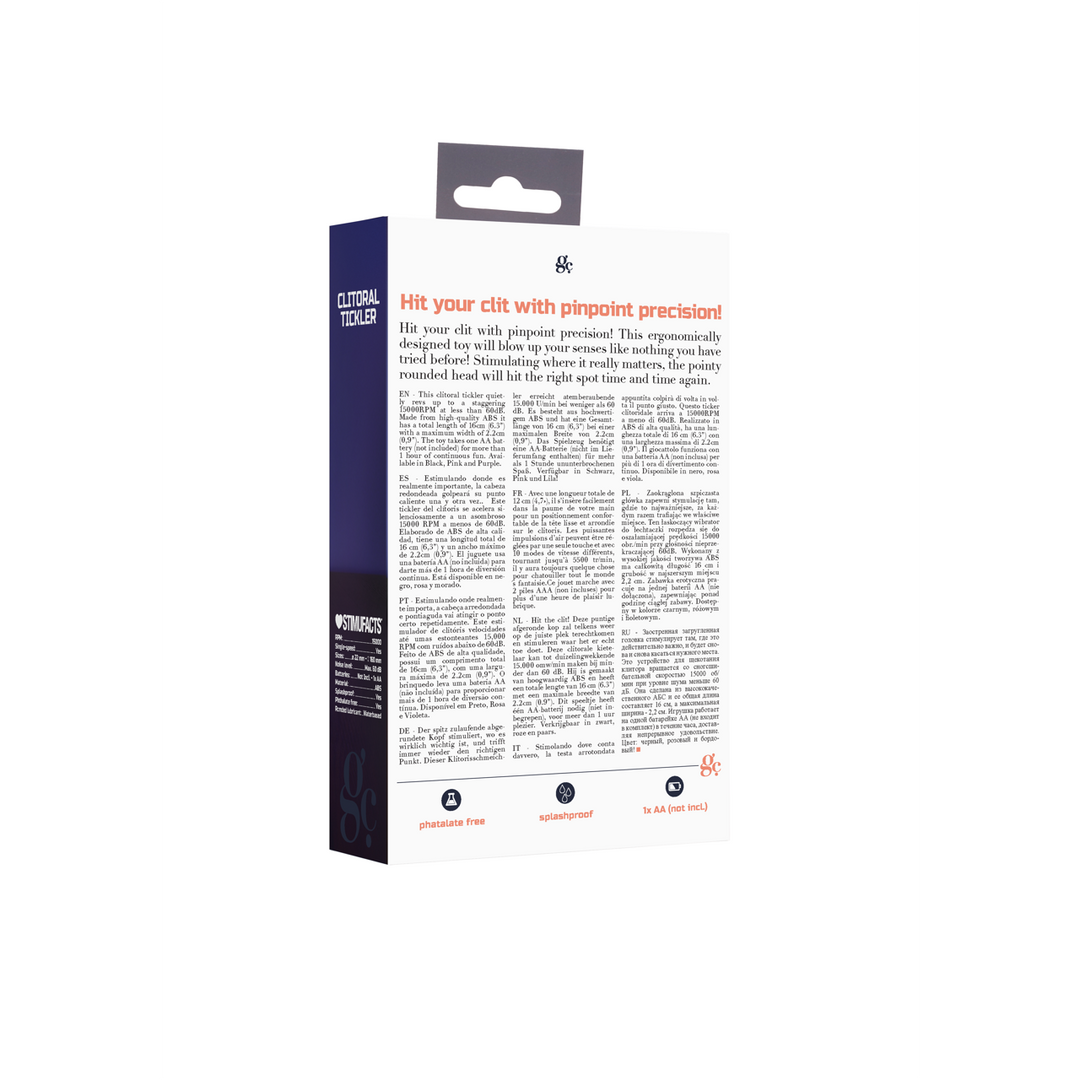 Stimulateur clitoridien Tickler 16.2 cm | GC
