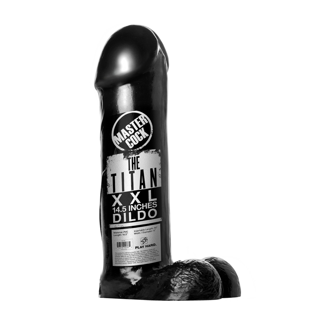 Le Pénis de Titan - XXL - 36,8 cm - Noir