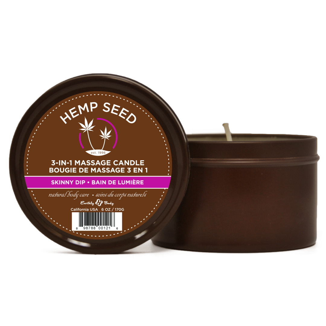 Prodotto per massaggio Skinny Dip Candle 170 g | Earthly body