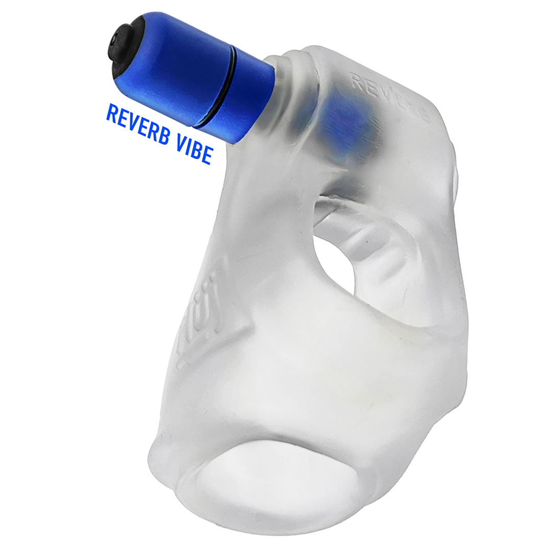 Vibratore classico Revsling Reverb Sling Ice – trasparente | Hunkyjunk