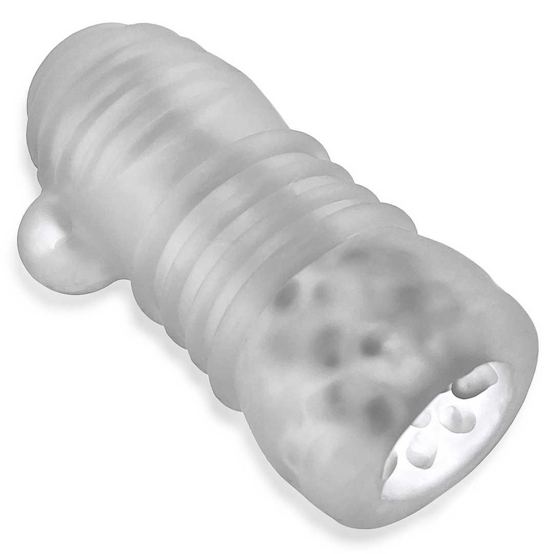 Masturbatore Jackt Nubby Stroker Ice 15 cm – trasparente | Hunkyjunk