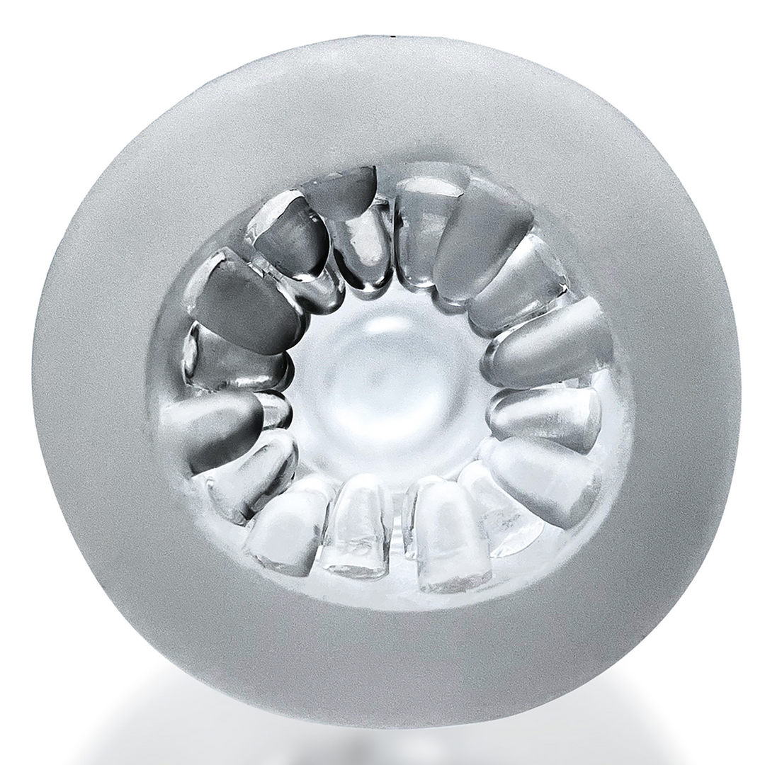 Masturbatore Jackt Nubby Stroker Ice 15 cm – trasparente | Hunkyjunk