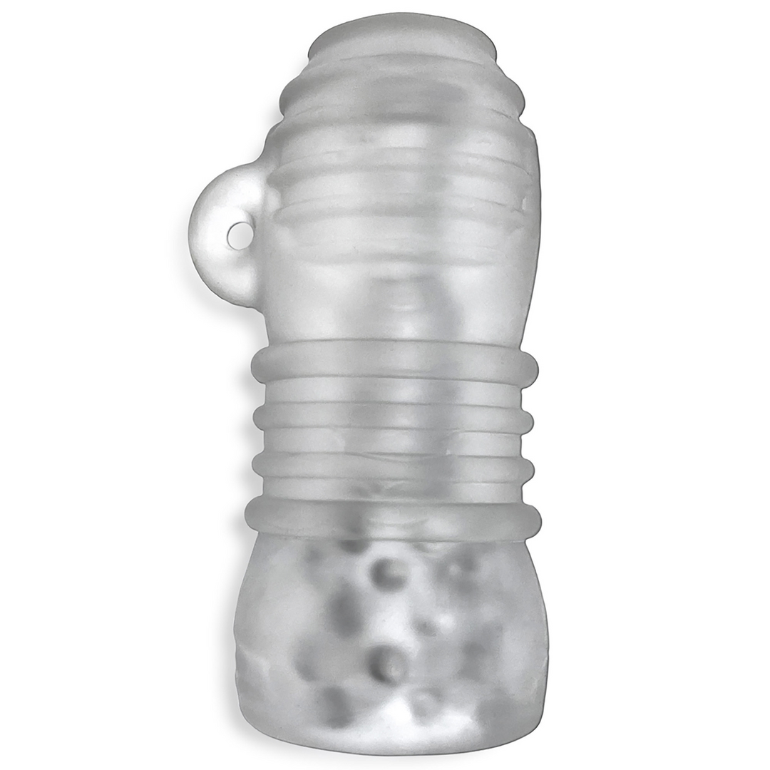 Masturbatore Jackt Nubby Stroker Ice 15 cm – trasparente | Hunkyjunk