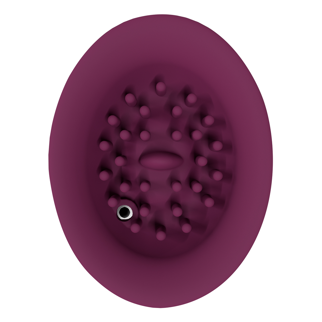 Twitch 3 - Vibrateur et suceur rechargeable - Bordeaux