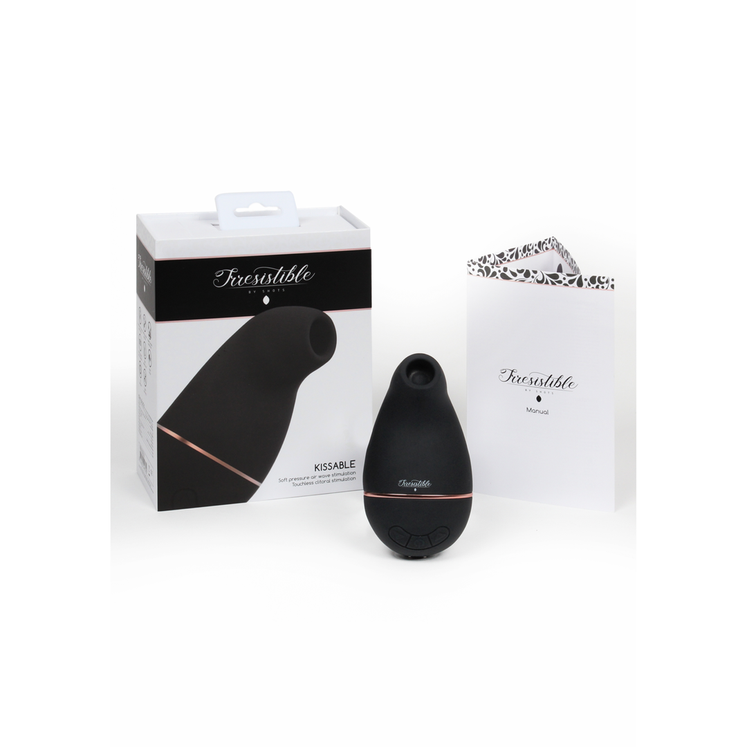 Clitoral stimulator Kissable Sucking 11 functions – black