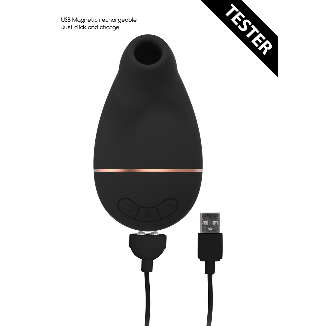 Estimulador de clitóris Kissable 11 funções – preto | Irresistible