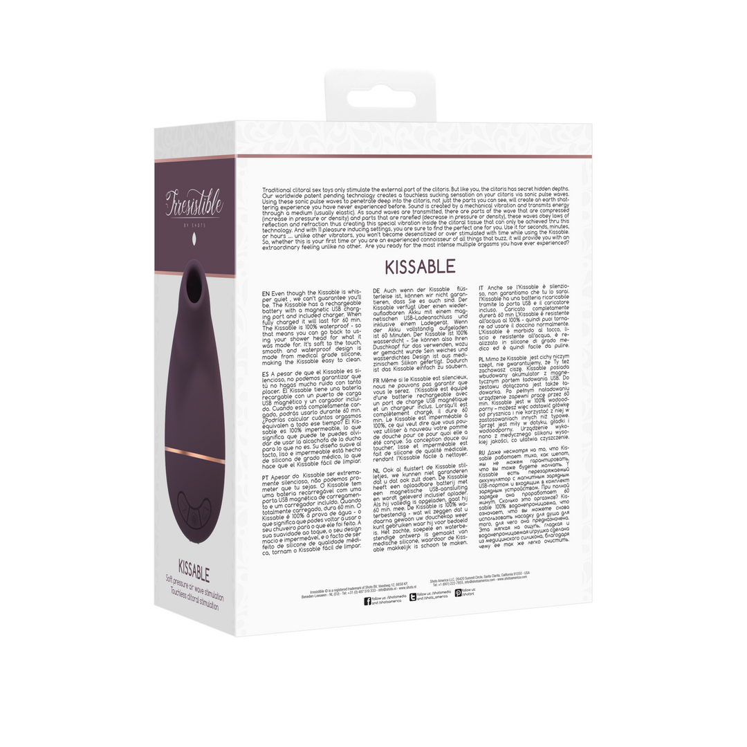 Stimulateur clitoridien Kissable Sucking 11 fonctions | Irresistible