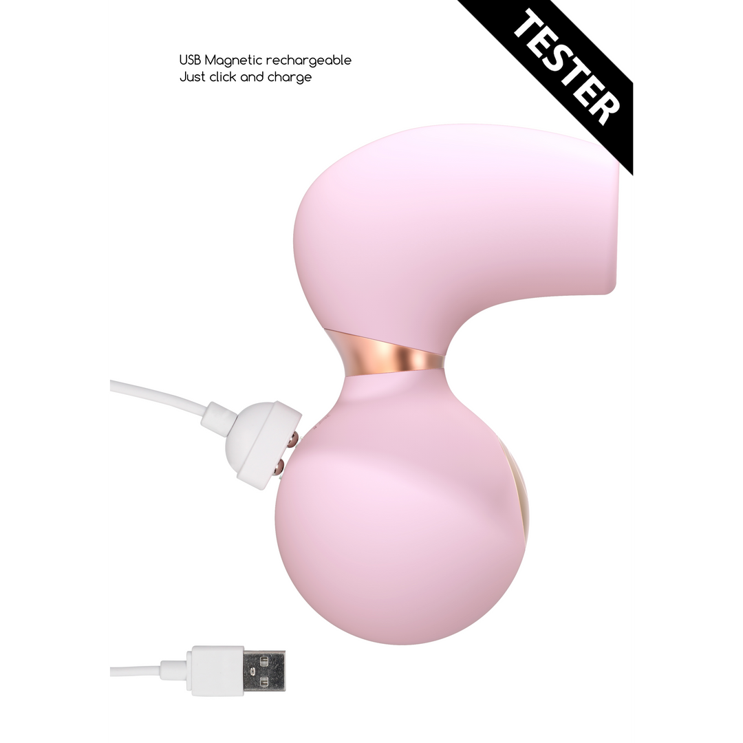 Estimulador de clitóris Invincible 11 funções – rosa | Irresistible
