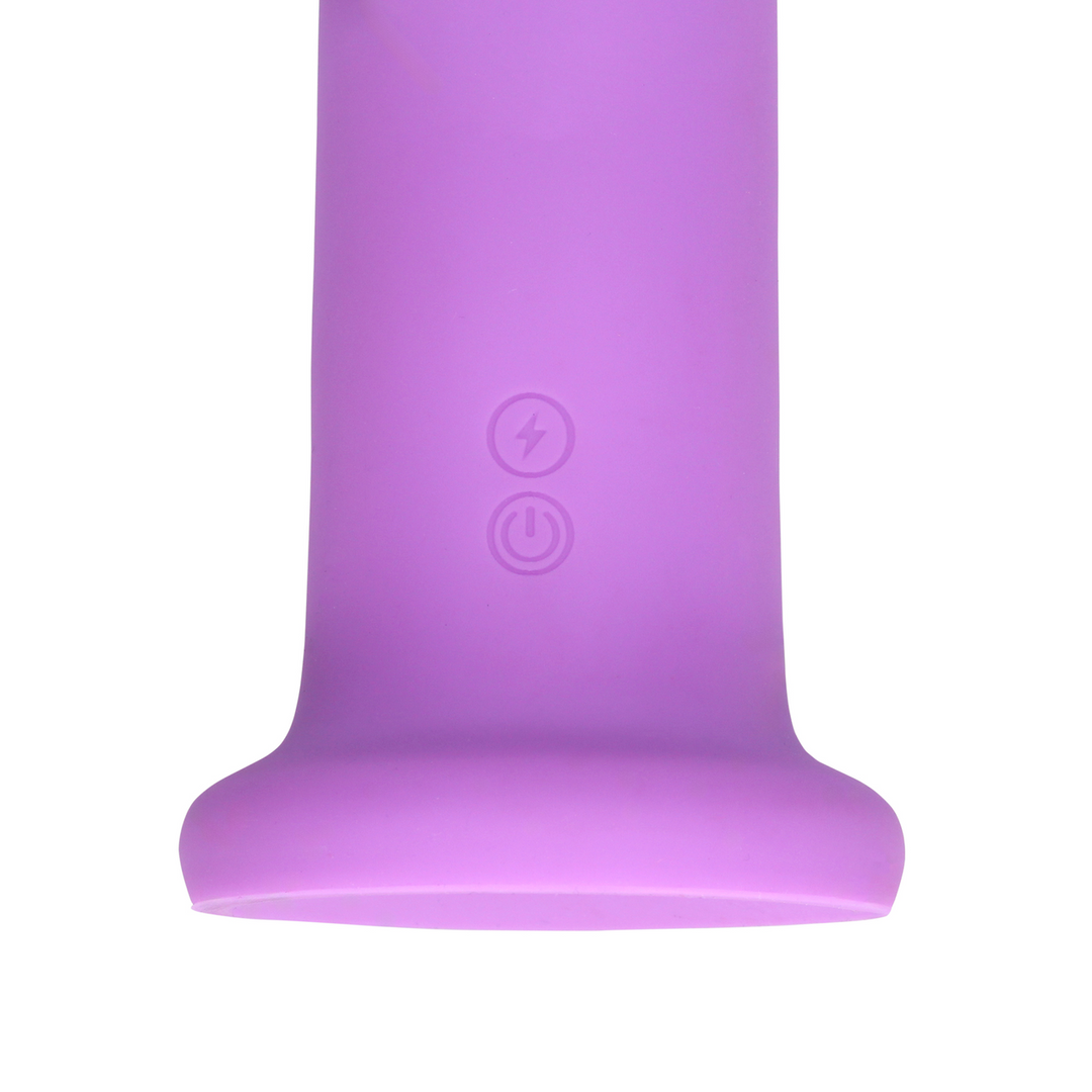 Ultra Soft Silicone Rotating G-Spot Vibrator - Lavender Spectacle