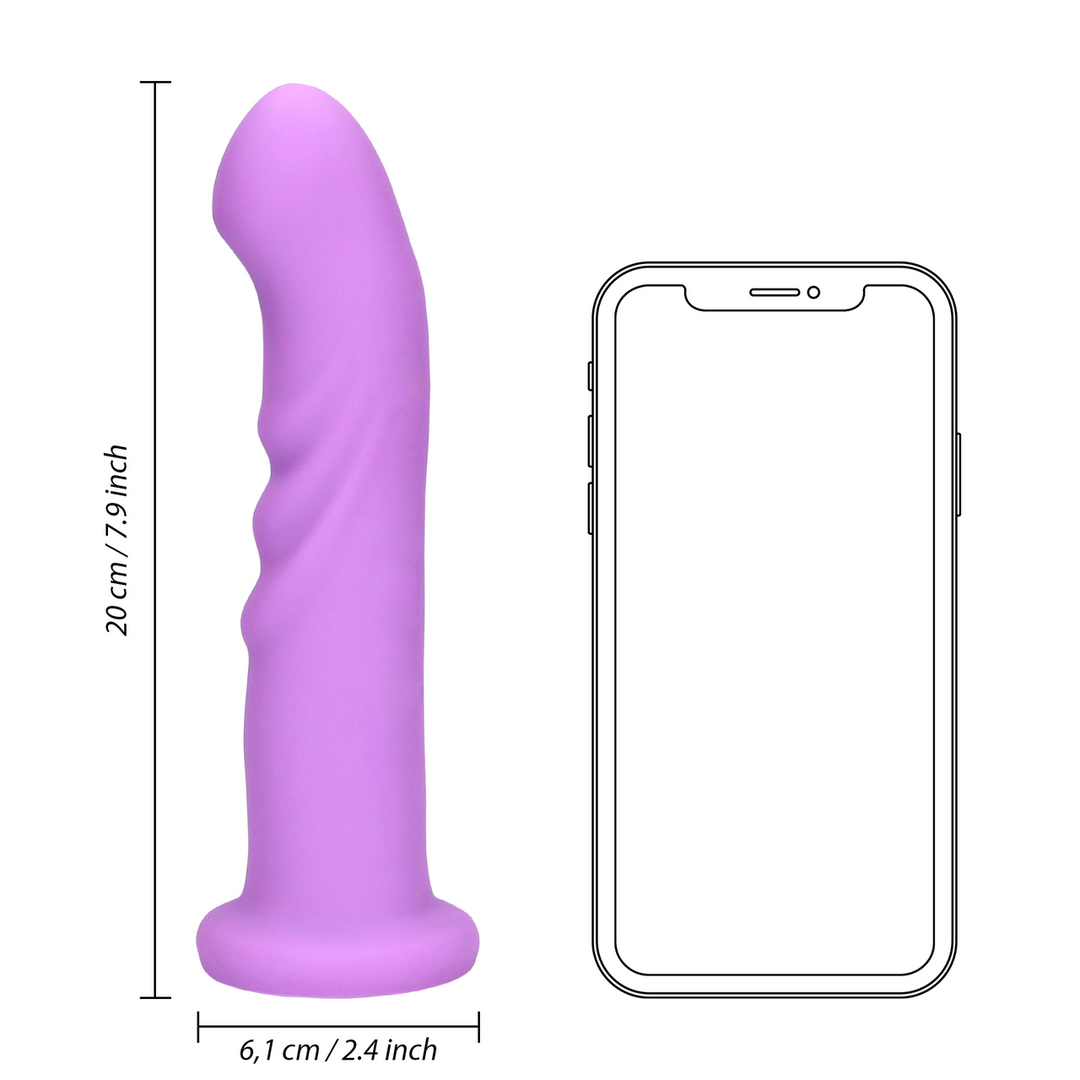 Ultra Soft Silicone Rotating G-Spot Vibrator - Lavender Spectacle