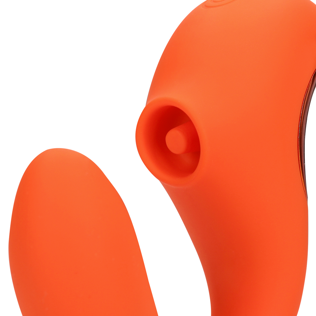 G-Spot Vibrator with Clitoral Pulse Wave - Untamed Orange