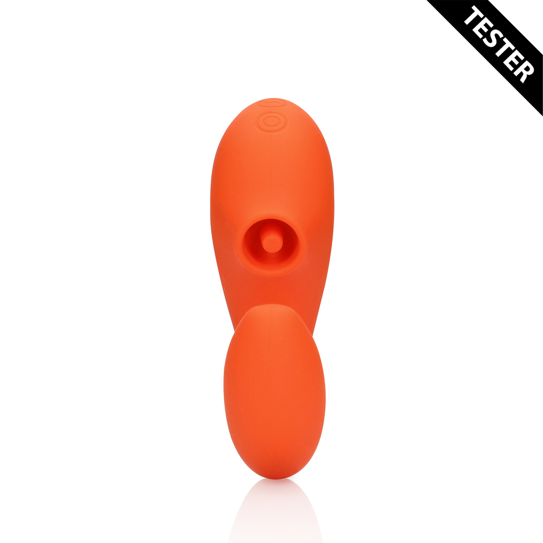 G-Spot Vibrator with Clitoral Pulse Wave - Untamed Orange - Tester