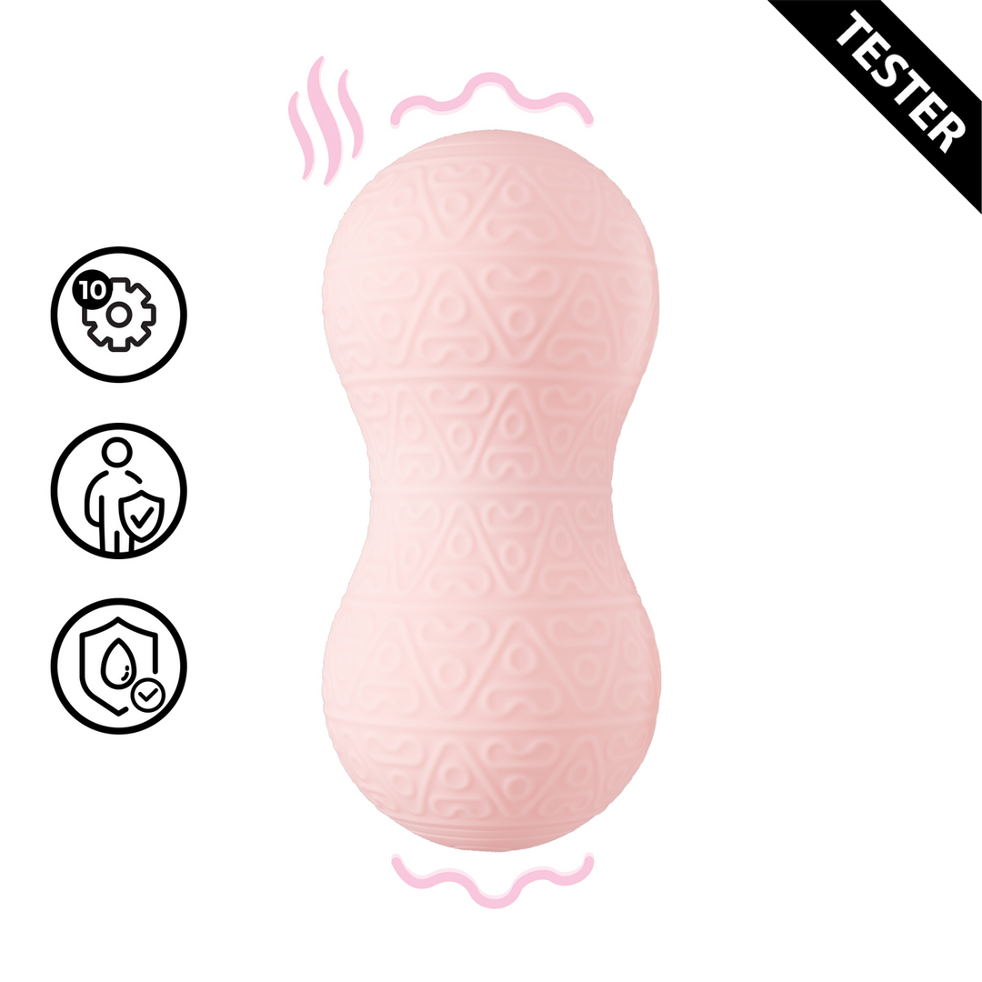Vibrating and Heating Massager - Pink - Tester