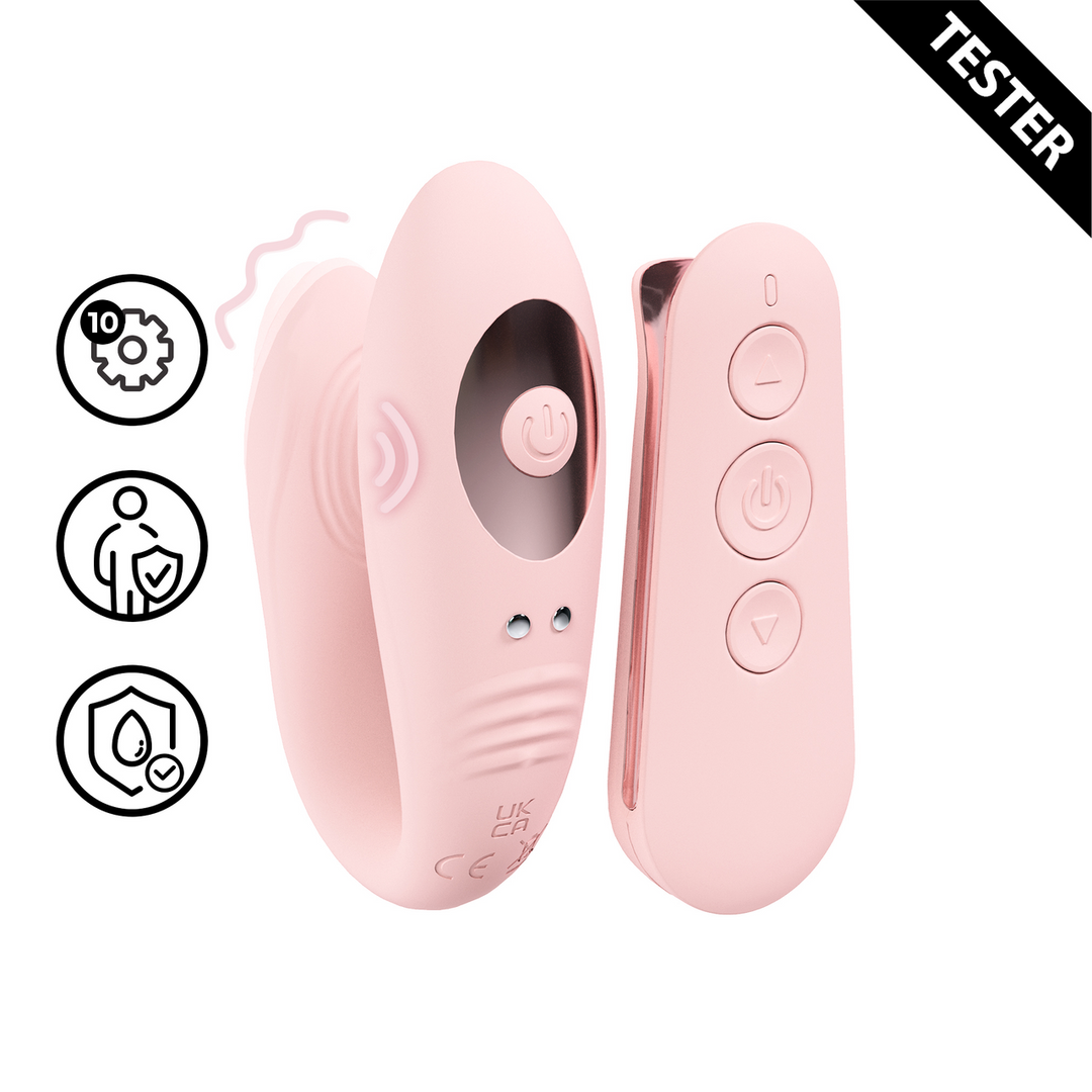 Charme - Remote Control Dual Motor Vibe - Pink - Tester
