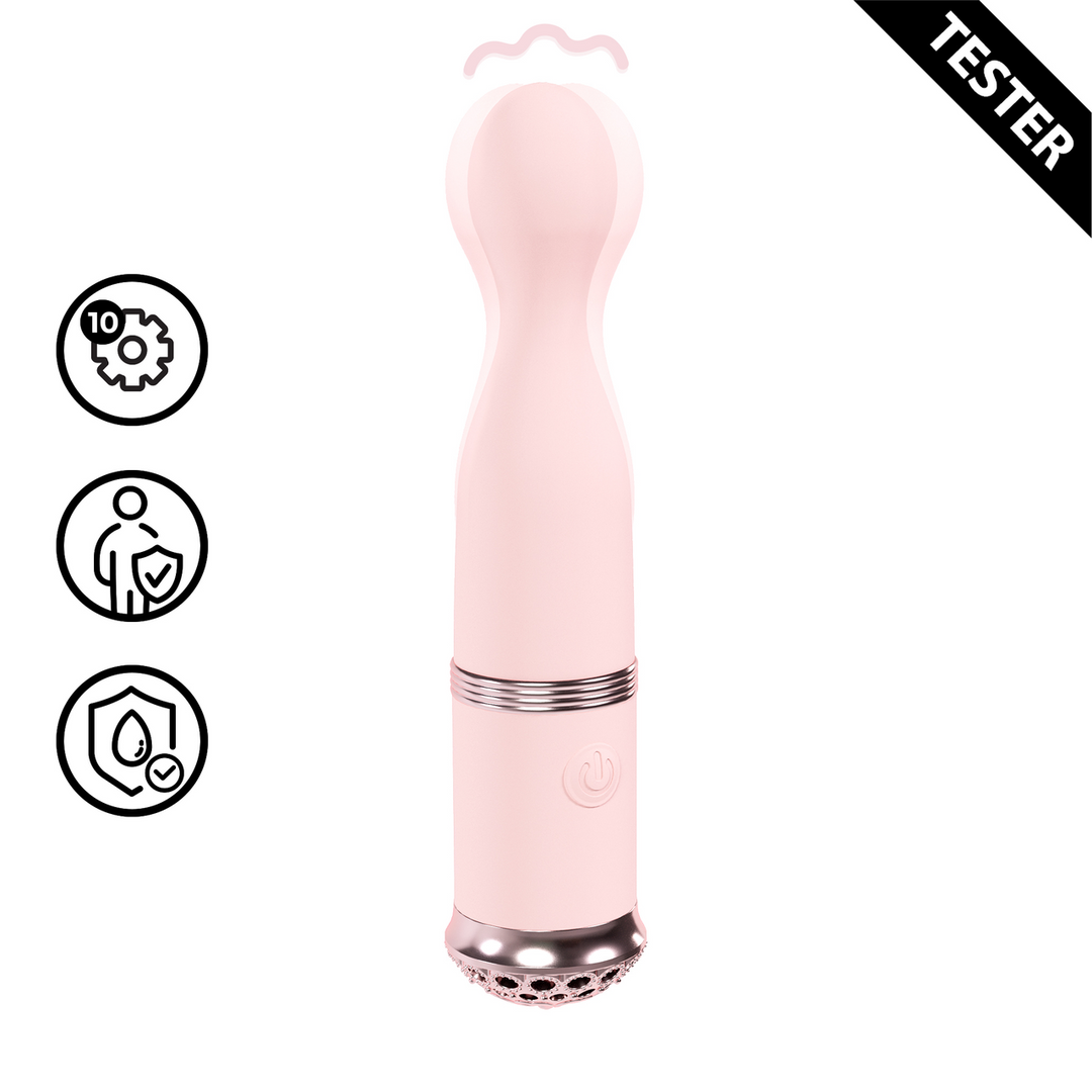 Classic vibrator Finesse Tip 10 functions – pink