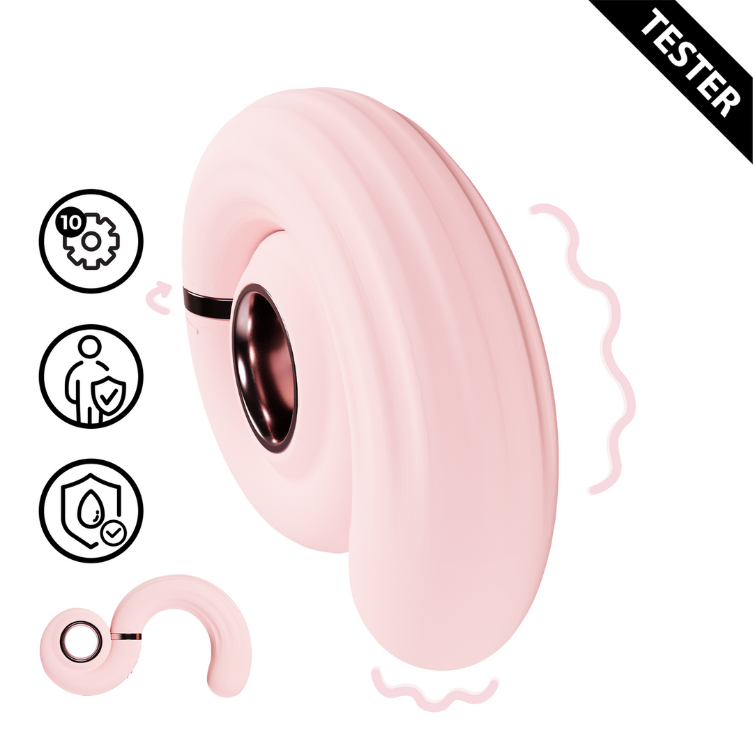 Vibratore classico Tourner Swirl 10 funzioni – rosa | Loveline