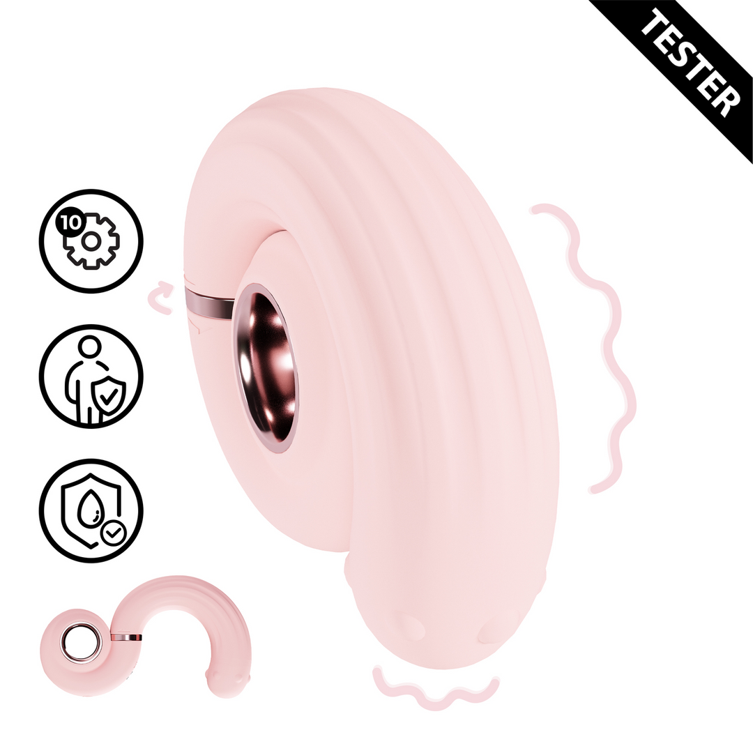 Material punto de venta Perles Swirl 10 funciones – rotatorio, rosa | Loveline