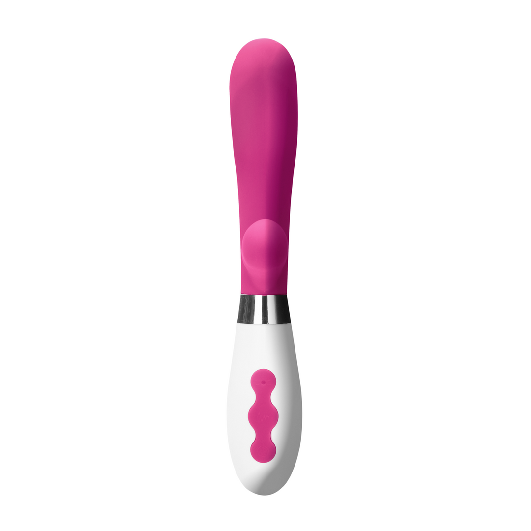 Vibratore rabbit Achilles 21 cm – ricaricabile, rosa | Luna