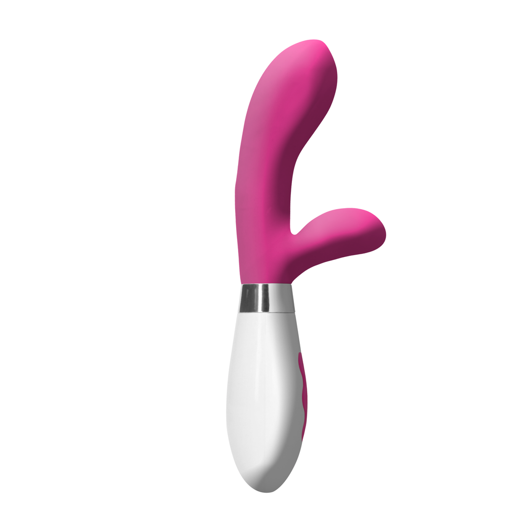 Vibratore rabbit Achilles 21 cm – ricaricabile, rosa | Luna