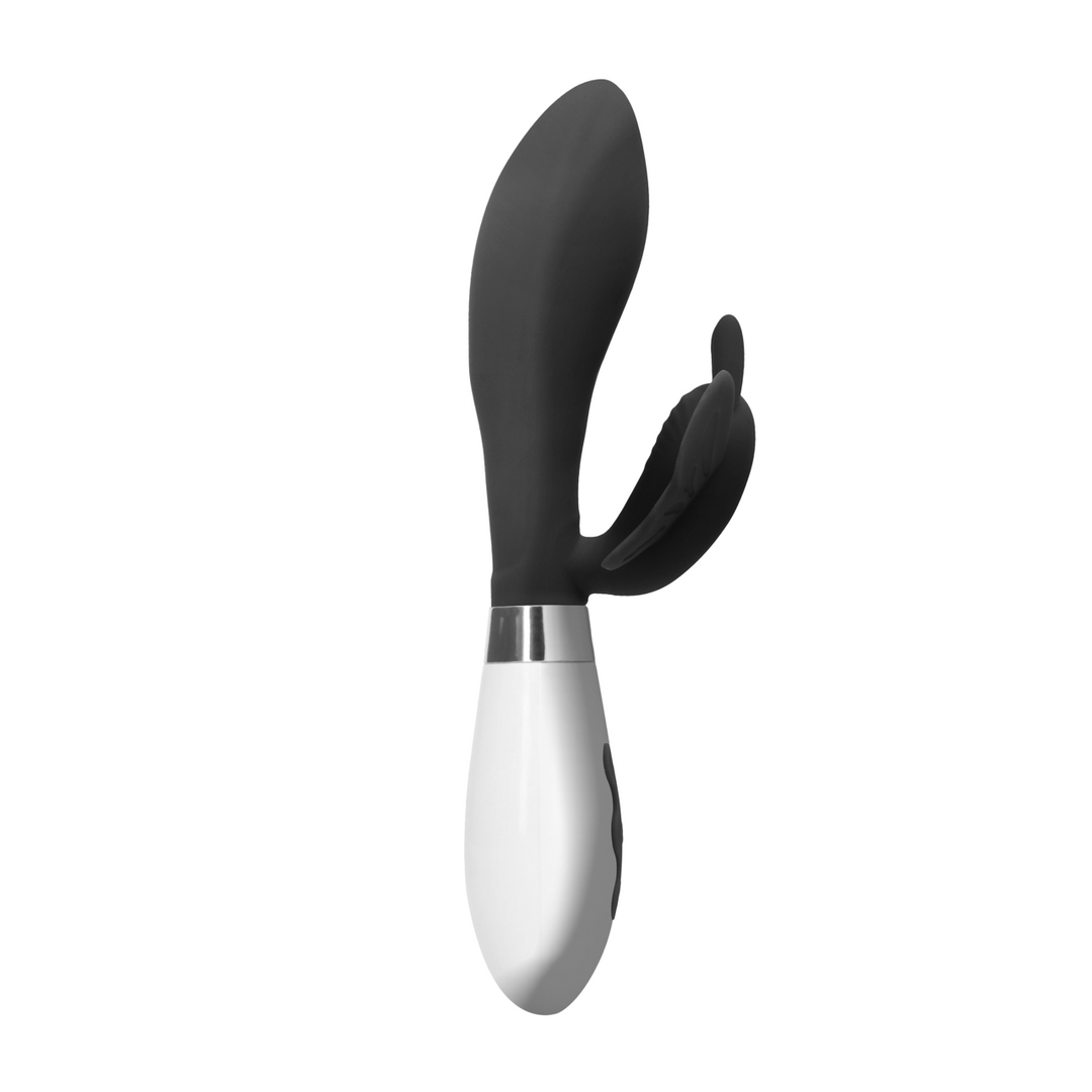 Vibratore rabbit Alexios 21 cm – ricaricabile, nero | Luna