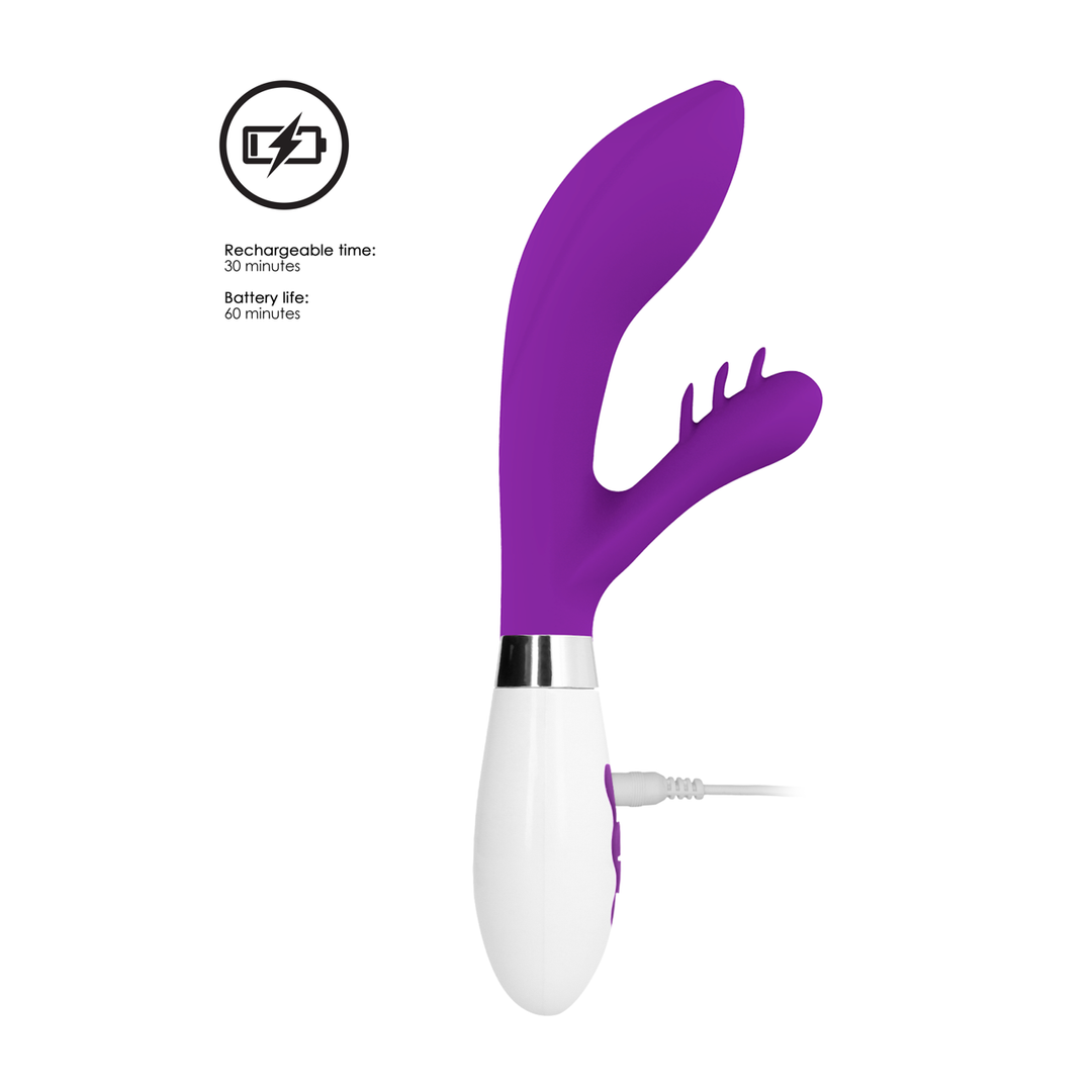 Agave - Rechargeable Rabbit Vibrator - Purple