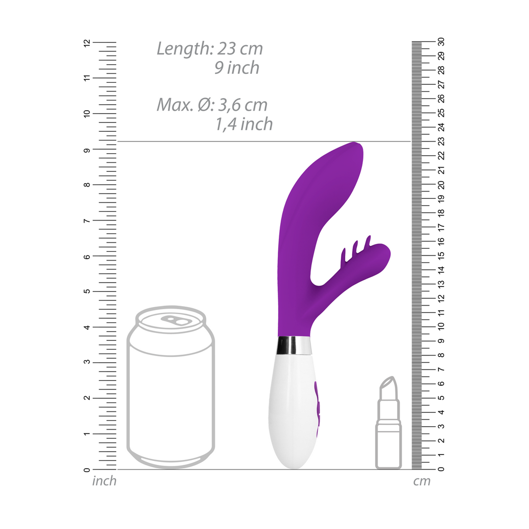 Agave - Rechargeable Rabbit Vibrator - Purple
