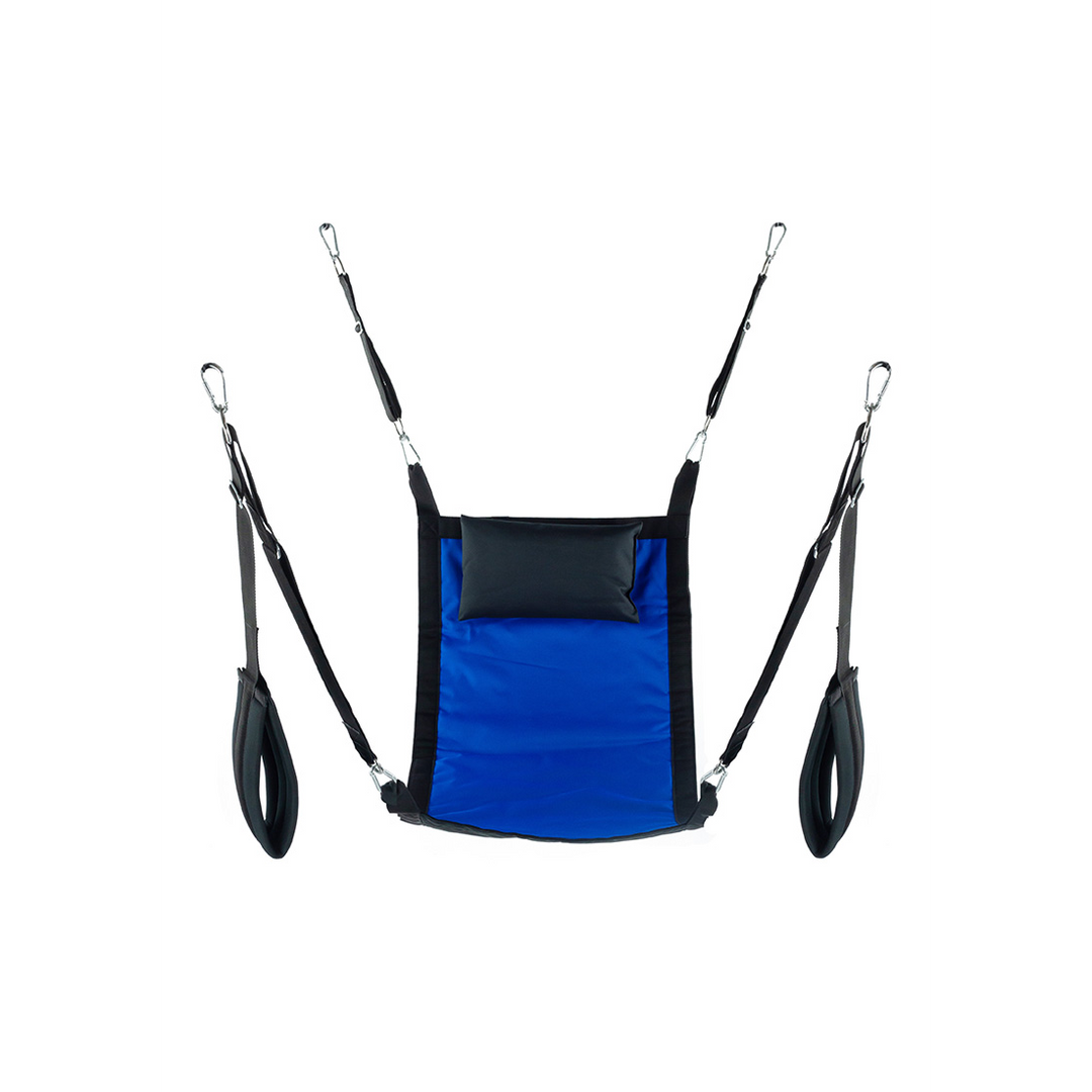 Accessorio BDSM Rectangular Canvas Sling Points – blu