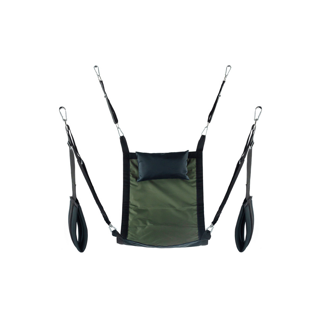 Accessorio BDSM Rectangular Canvas Sling Points – verde
