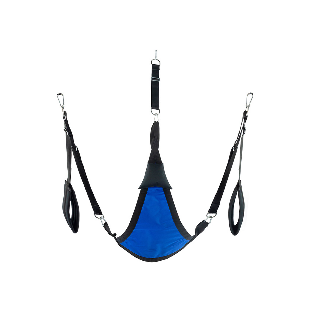 Accessoire BDSM Triangle Canvas Sling Points – bleu