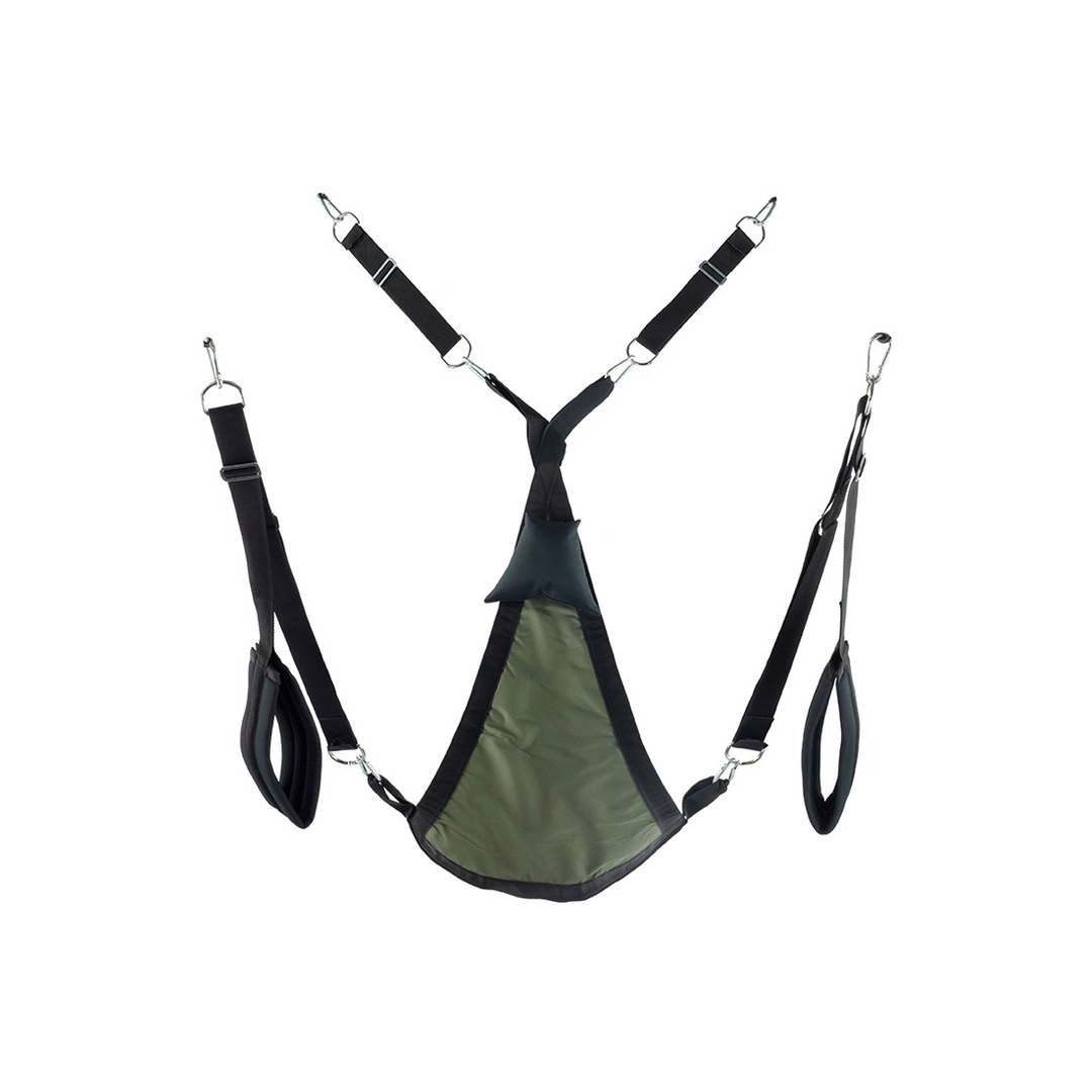 Acessório BDSM Triangle Canvas Sling Points – verde MS31844