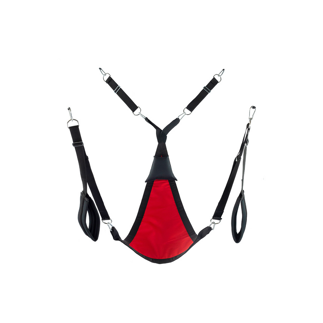 Accessorio BDSM Triangle Canvas Sling Points – rosso