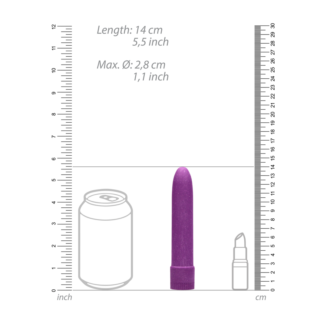 Vibratore classico Biodegradable 14 cm | Natural Pleasure
