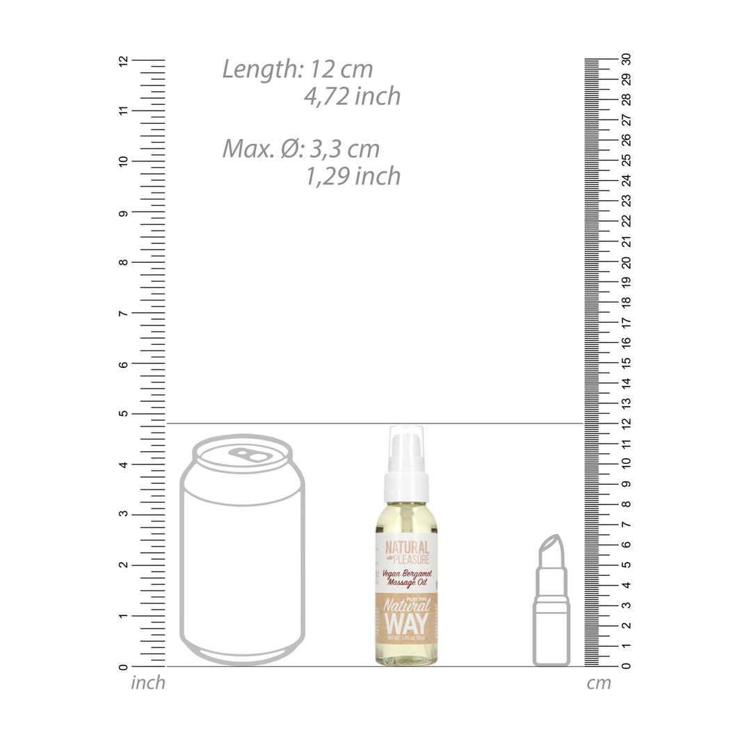 Produto de massagem Vegan Bergamot 50 ml | Natural Pleasure