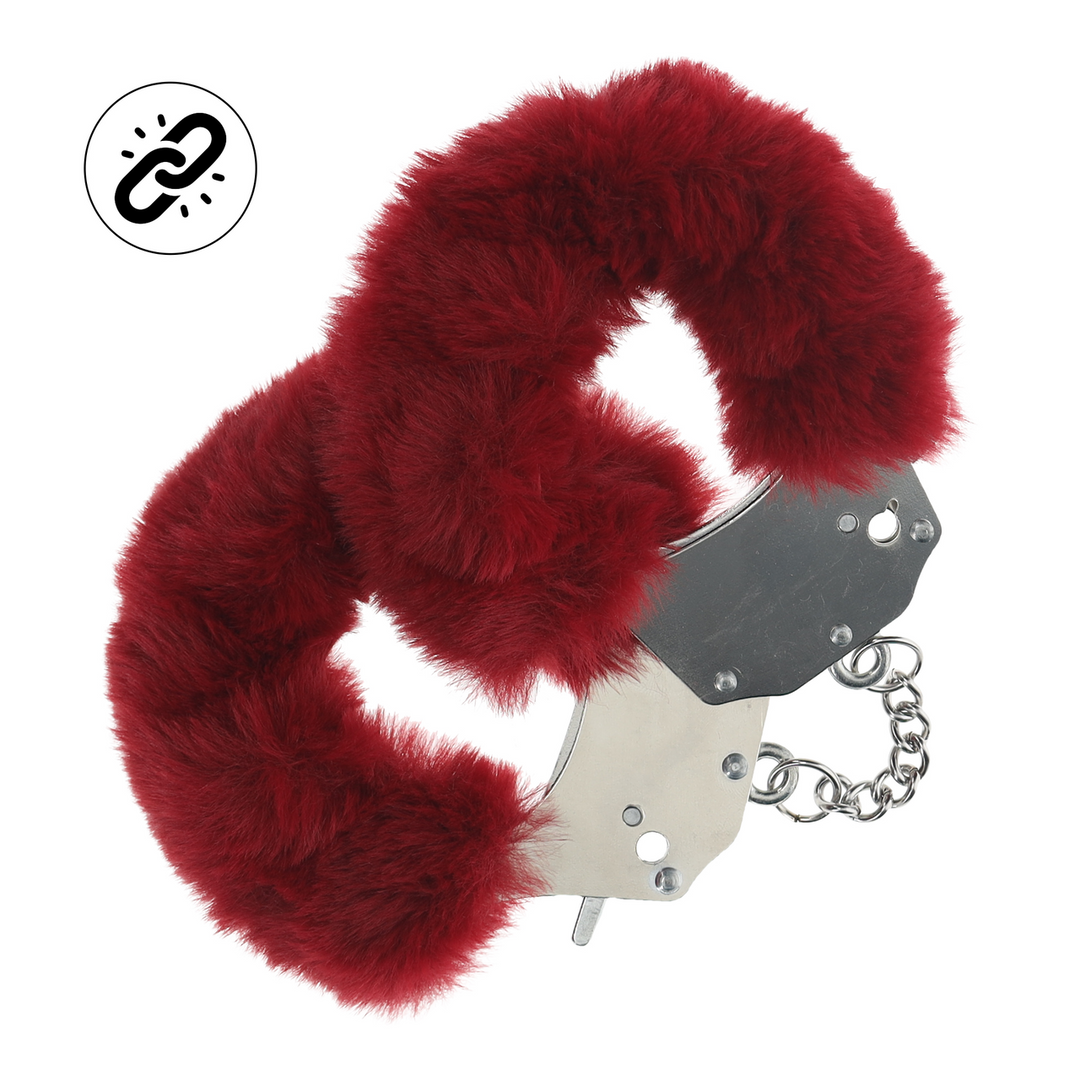 Manette Heavy duty Fluffy – rossa