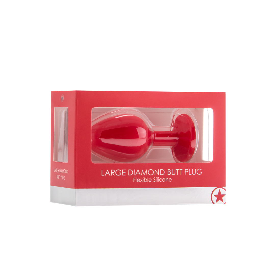 Plug anal diamant - Grande taille