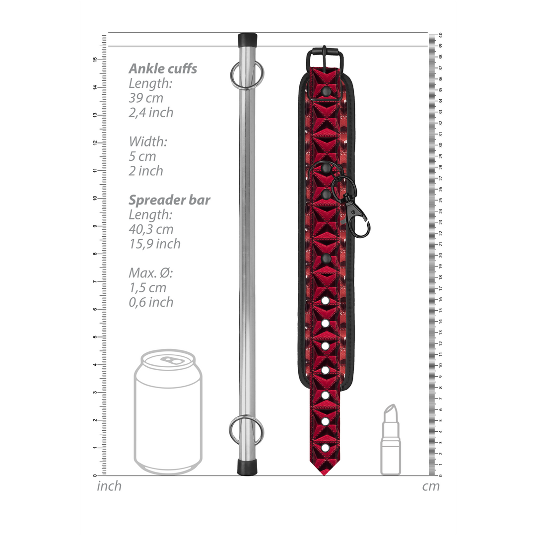 Bondage restraint Spreader Bar – red | Ouch!
