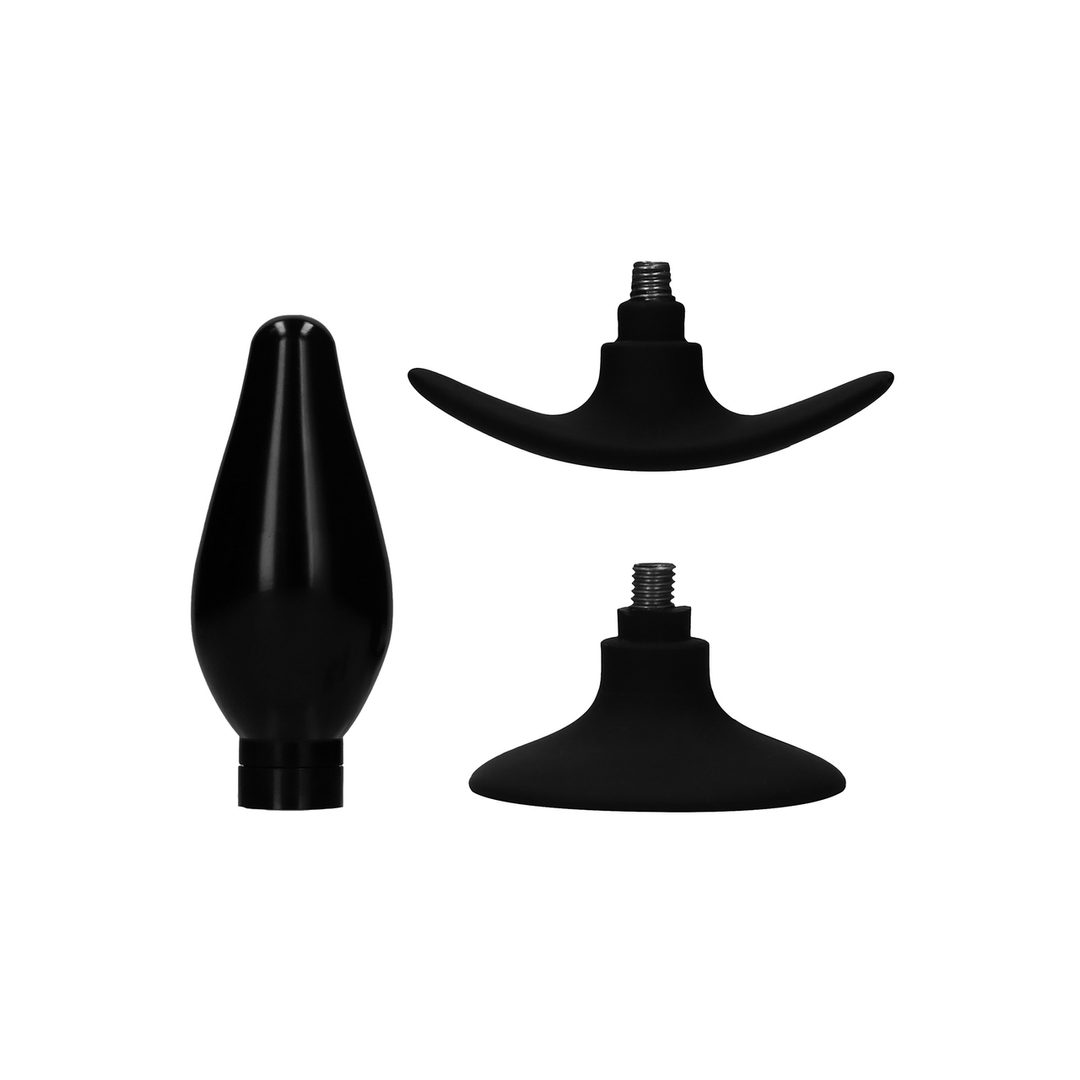 Kit de plugs anaux interchangeables - Arrondis - Grande taille