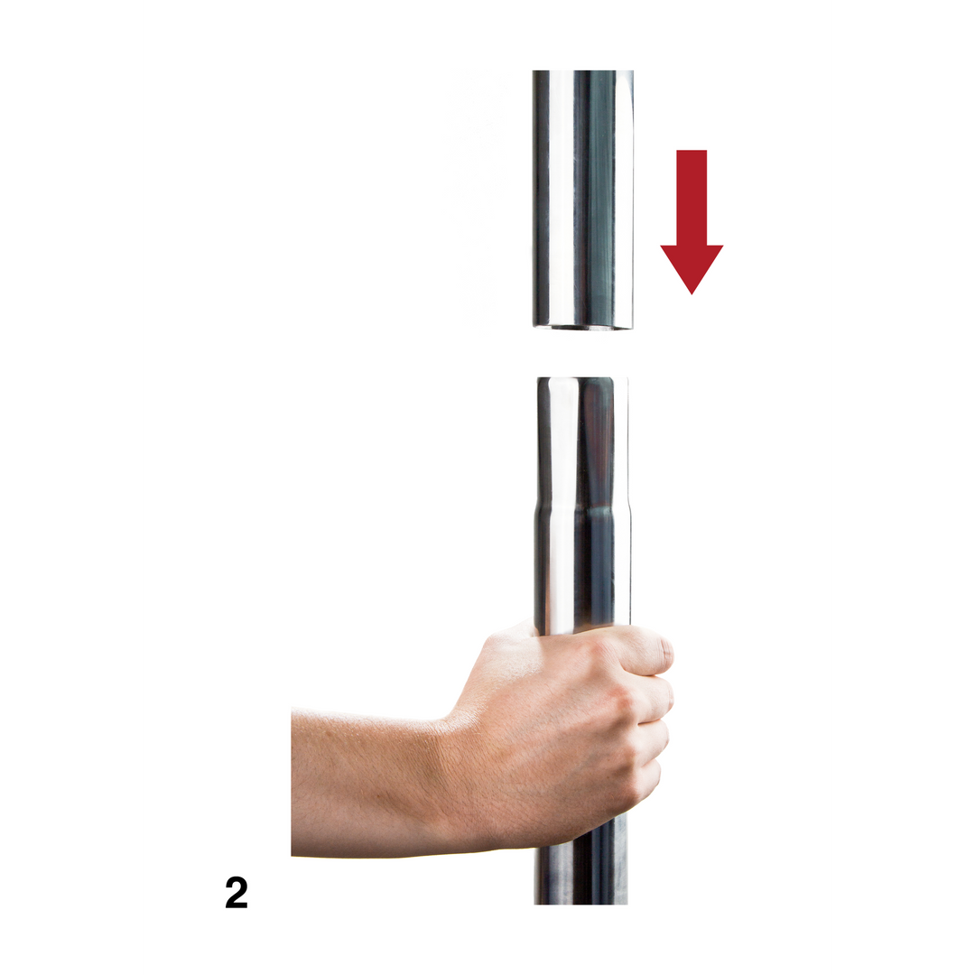 Erotikus bútor Dance Pole – ezüst | Ouch!