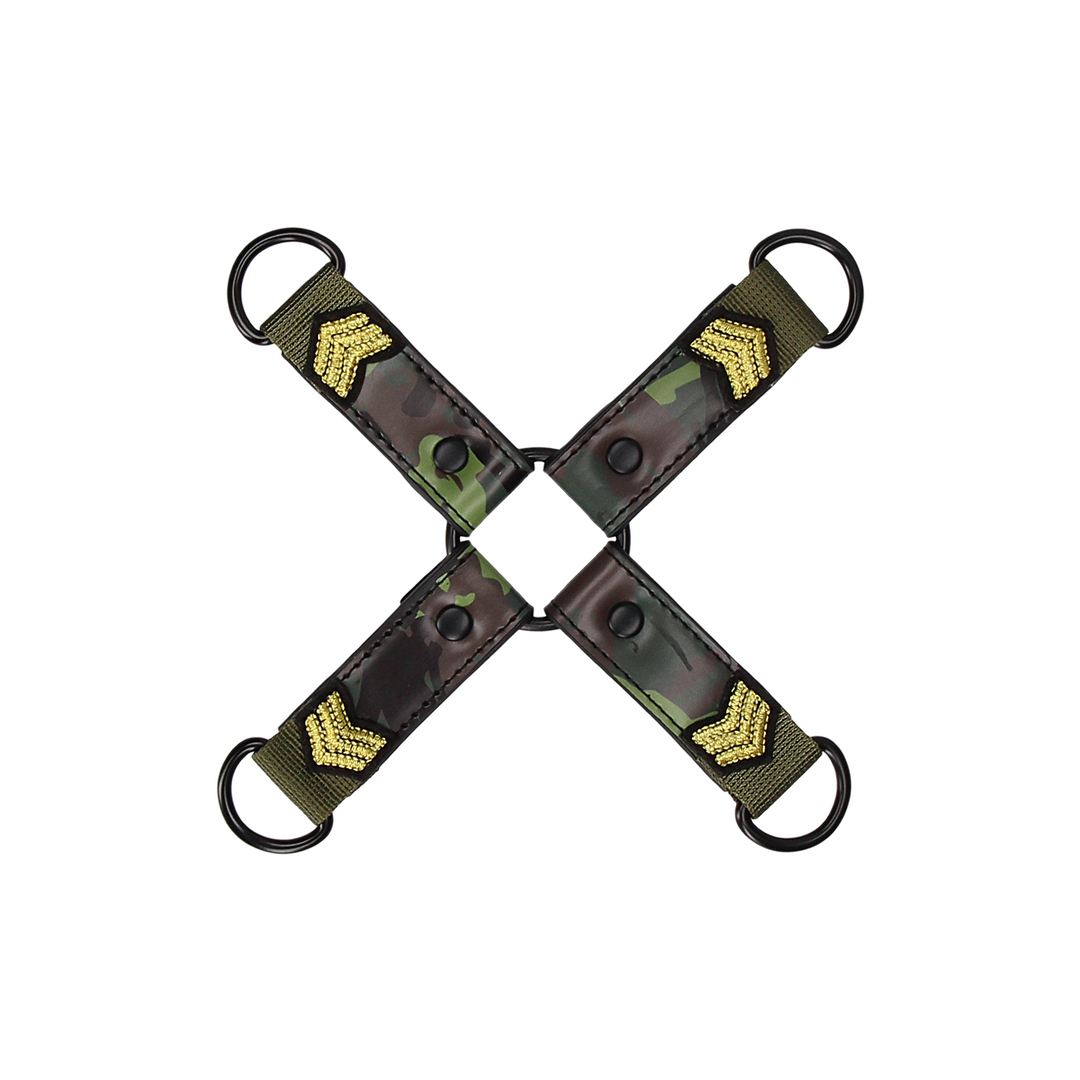 Accesorio BDSM Hogtie Connector Army Theme – verde | Ouch!