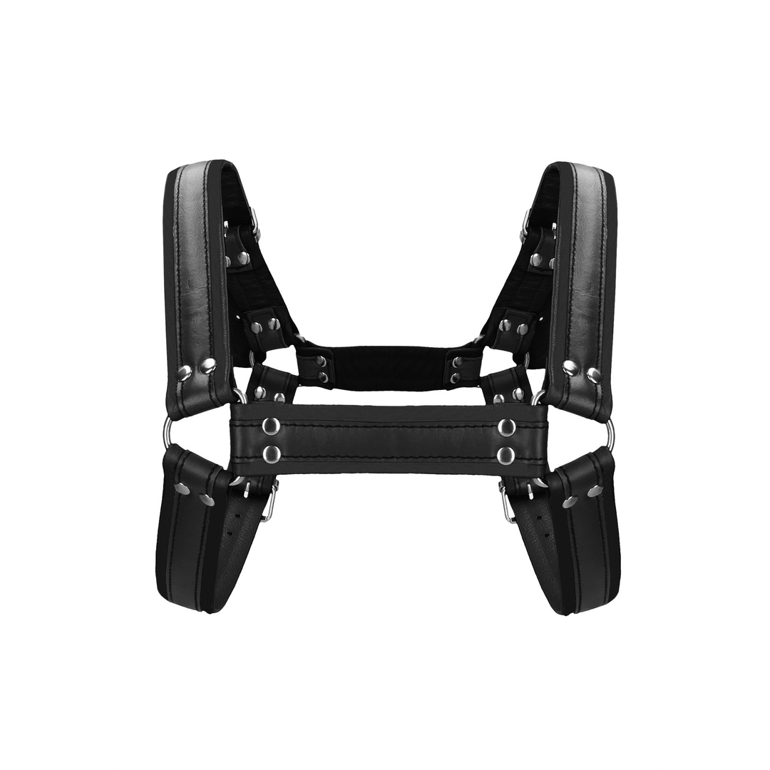 Imbracatura strap-on Bulldog Buckles – nera | Ouch!