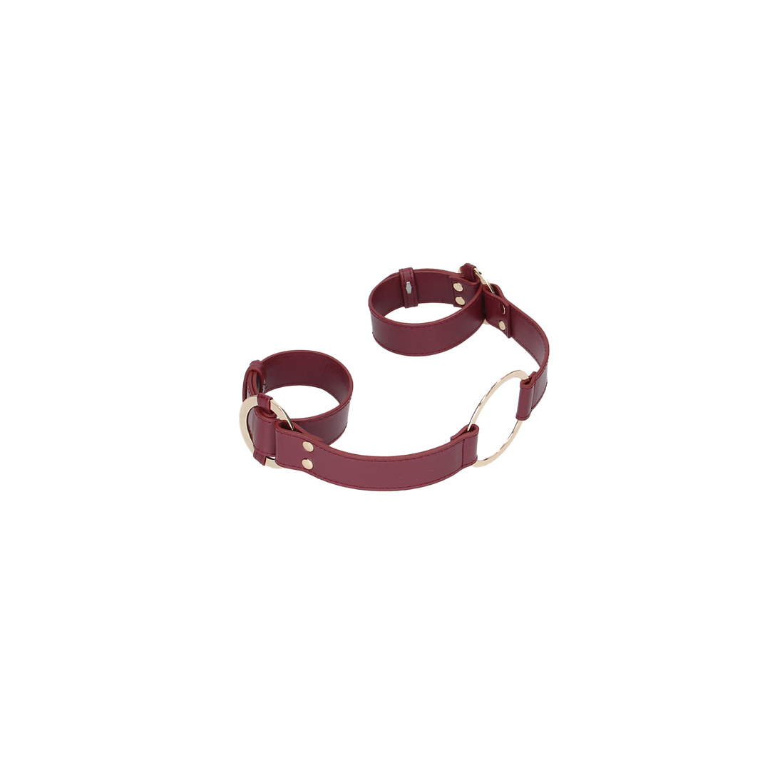 Handschellen Handcuff with Connector – rot | Ouch!