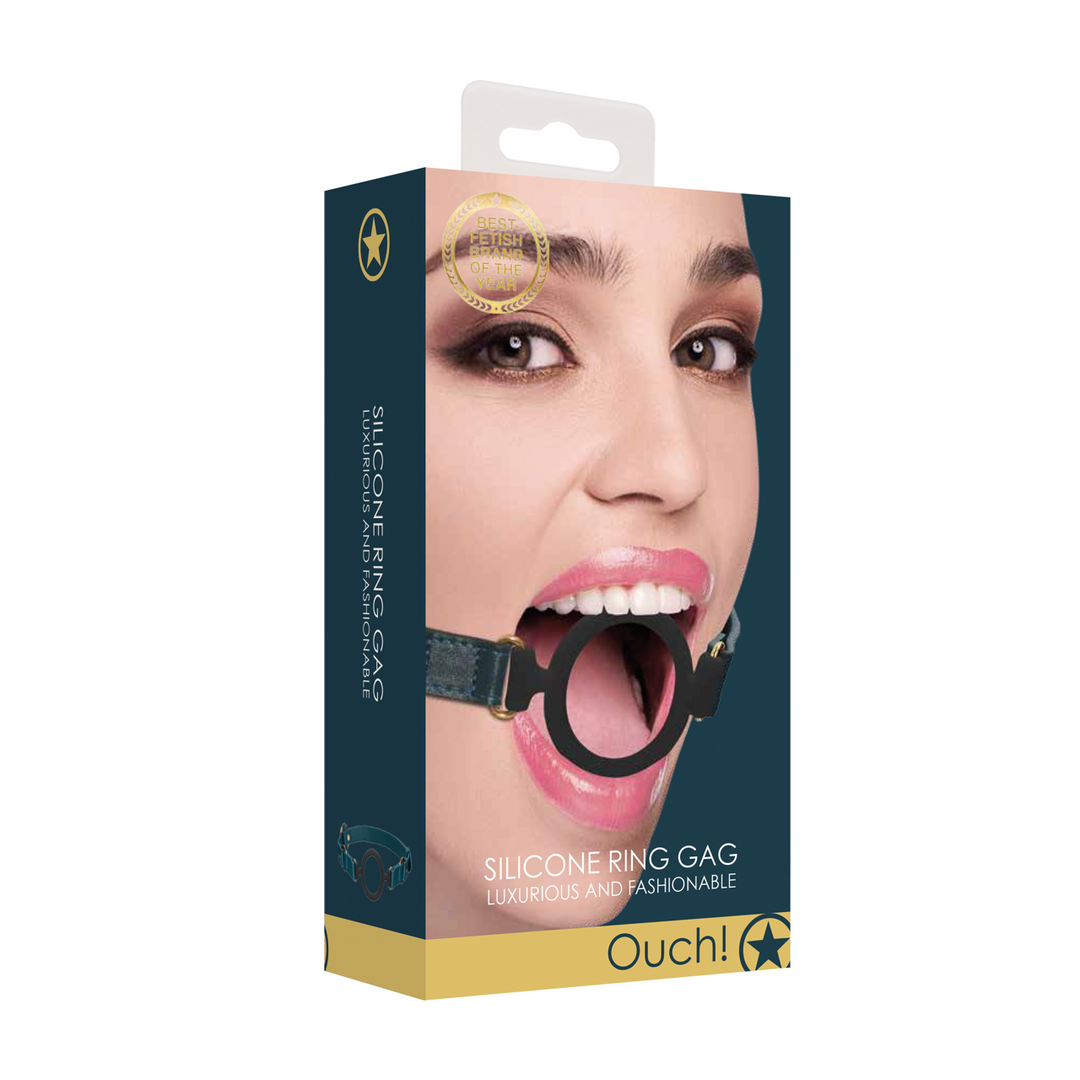 Bâillon anneau ouvert en silicone